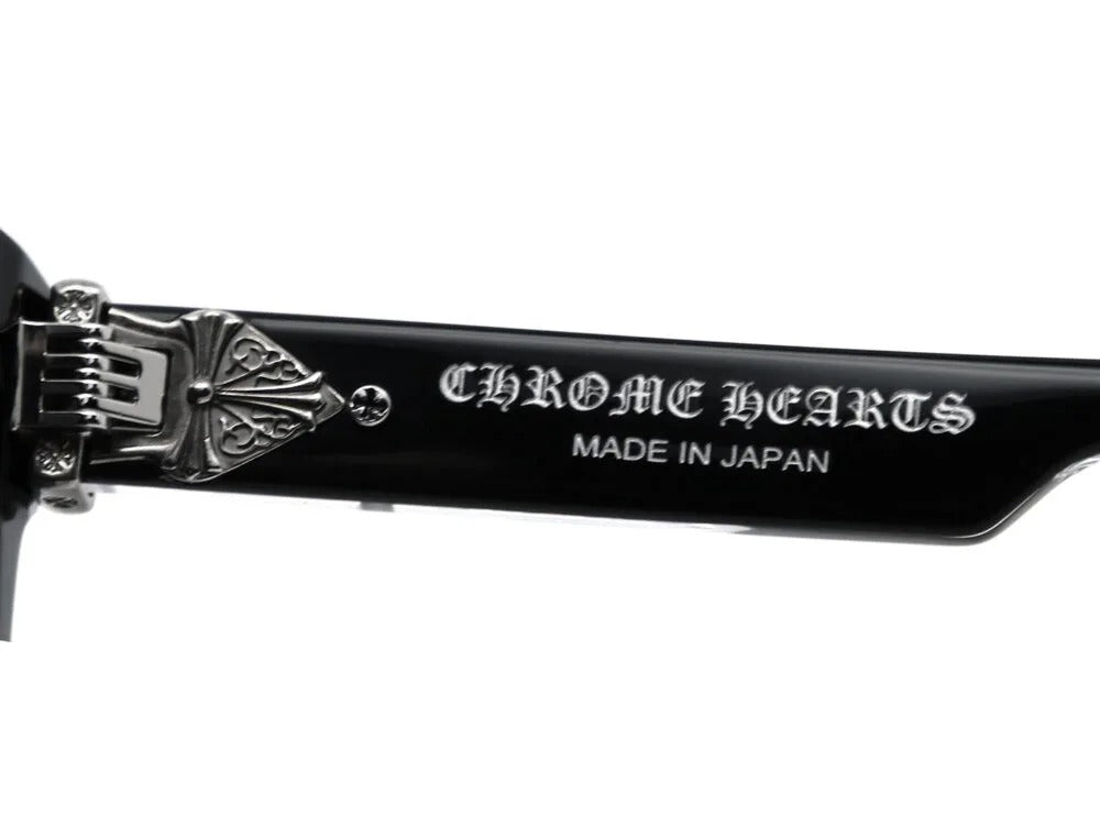 Chrome Hearts Box Officer Black Sunglasses