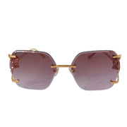 Gucci Women 1980s Pink Sunglasses