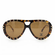 Chanel Women CH9207 Aviator Tortoise Frame Sunglasses