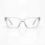 Chanel Women Rectangular Transparent Grey Optical Glasses