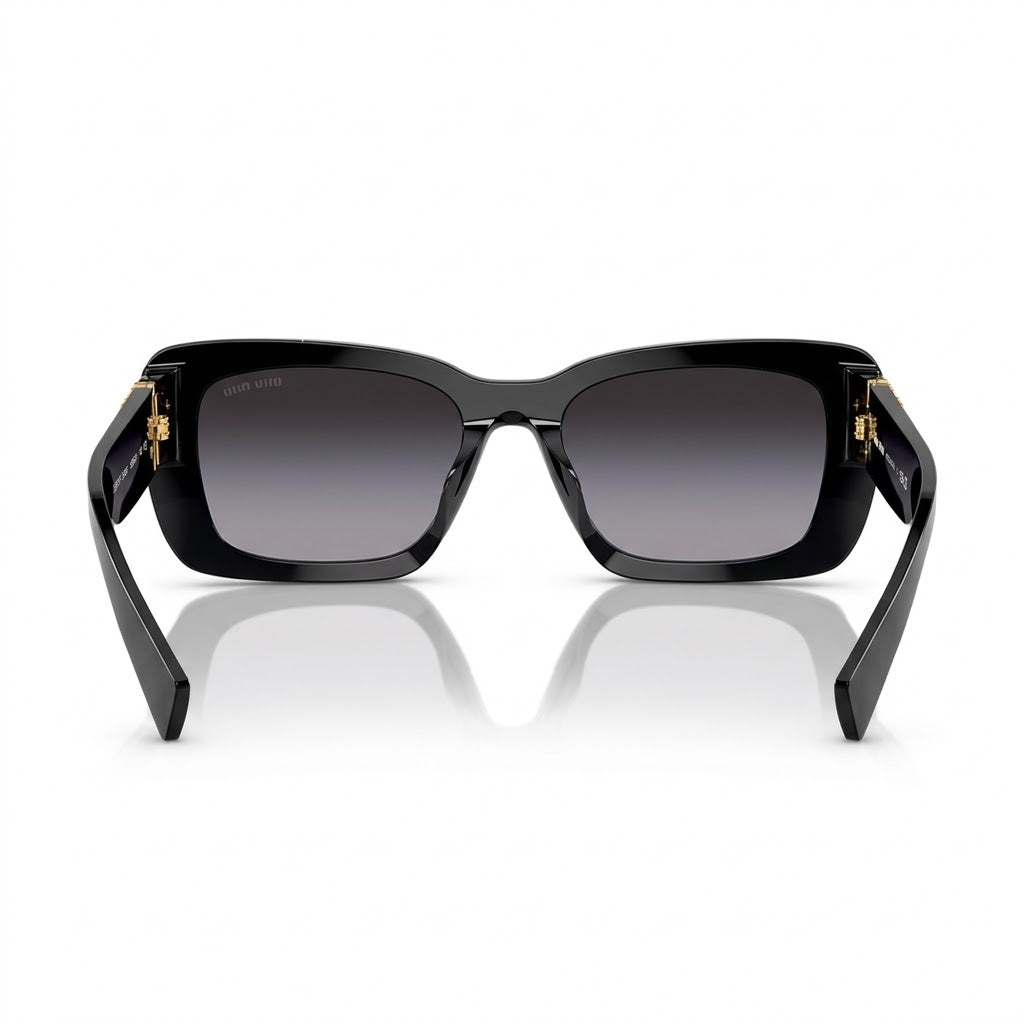 Miu Miu Women Glimpse Black / Gradient Grey Sunglasses