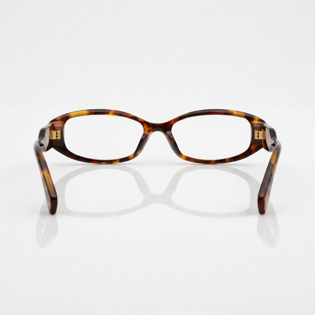 Miu Miu Women MU 06ZV Honey Havana Rectangle Optical Glasses