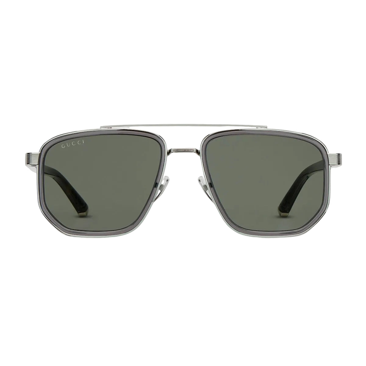 Gucci Men Navigator Frame Grey Sunglasses