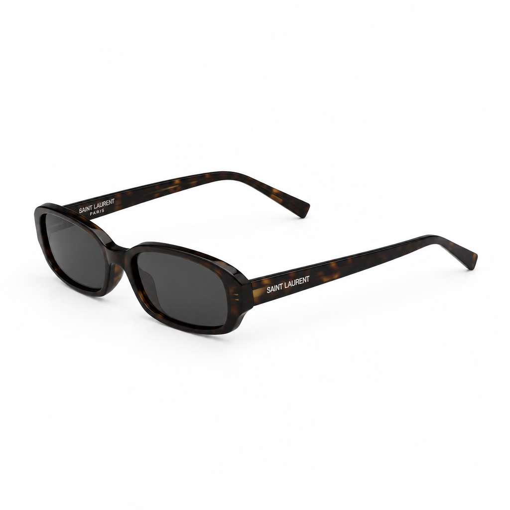 Saint Laurent Women SL 872 Erin Oval-Frame Dark Havana Sunglasses
