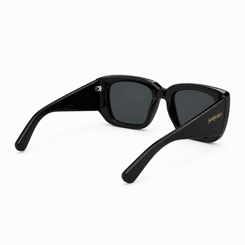 Saint Laurent Women SL 903 Howl Butterfly Black Sunglasses