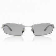 Gucci Unisex Rectangular Frame Gray Sunglasses