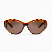 Gucci Women Cat Eye Frame Brown Tortoiseshell Sunglasses