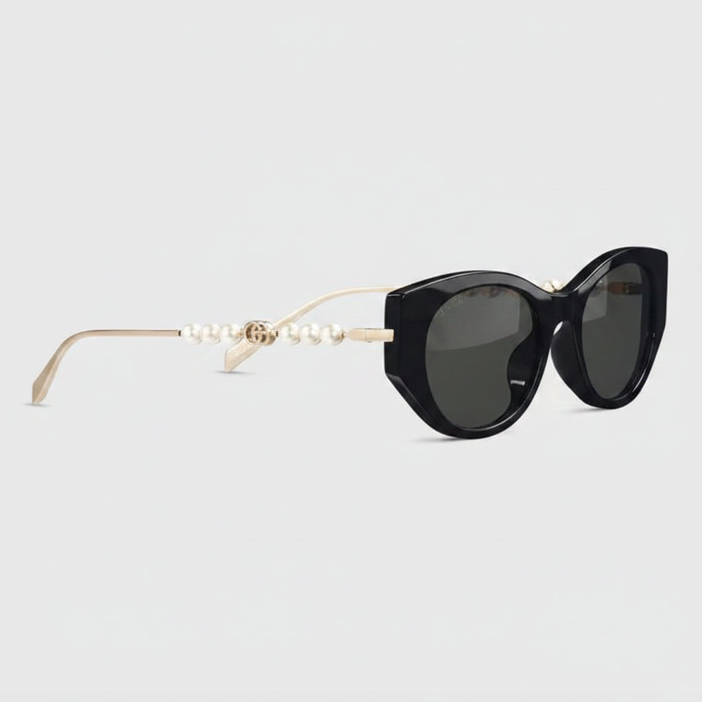Gucci Women Low Nose Bridge Fit Cat-Eye Sunglasses