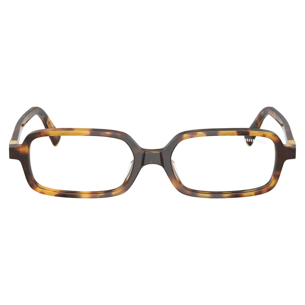 Miu Miu Regard MU 11ZS Women Rectangular Blue-ray Transparent / Tortoiseshell Sunglasses