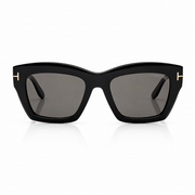 Tom Ford Women Butterfly Frame Black Sunglasses
