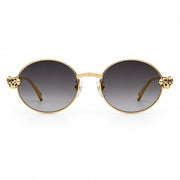 Cartier Panthère de C Women Round Grey Gradient Sunglasses