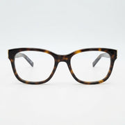 Saint Laurent Women SL M40 Monogram Gold YSL Hinge Havana Optical Eyeglasses