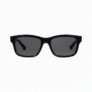 Gucci Men Rectangular Polish Black Sunglasses