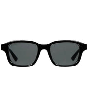 Gucci Men Rectangular Frame Polish Black Sunglasses