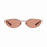 Gucci Women Oval Frame Rose Gold sunglasses