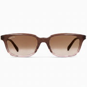 Gucci Women Rectangular Frame Brown Gradient Sunglasses