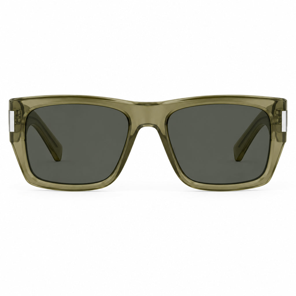 Saint Laurent SL 689 Men Square Brown Sunglasses