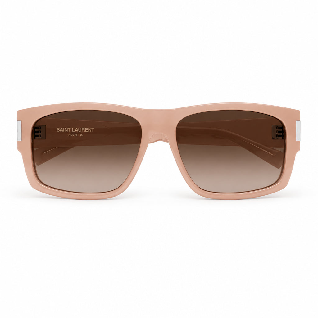 Saint Laurent SL 689 Men Square Orange Sunglasses