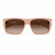 Saint Laurent SL 689 Men Square Orange Sunglasses