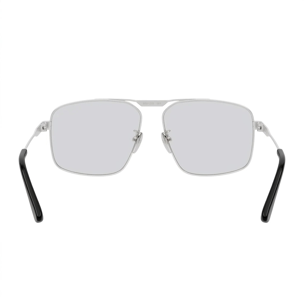 Balenciaga Unisex Tag 2.0 BB0418SK Silver / Light Grey Sunglasses