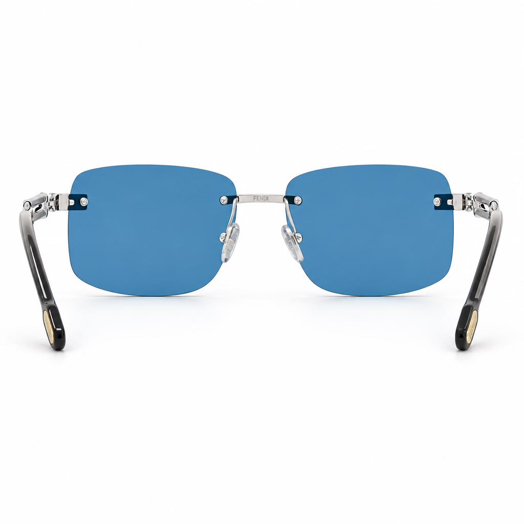 FRED Force 10 Unisex Geometric Blue Sunglasses