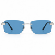 FRED Force 10 Unisex Geometric Blue Sunglasses