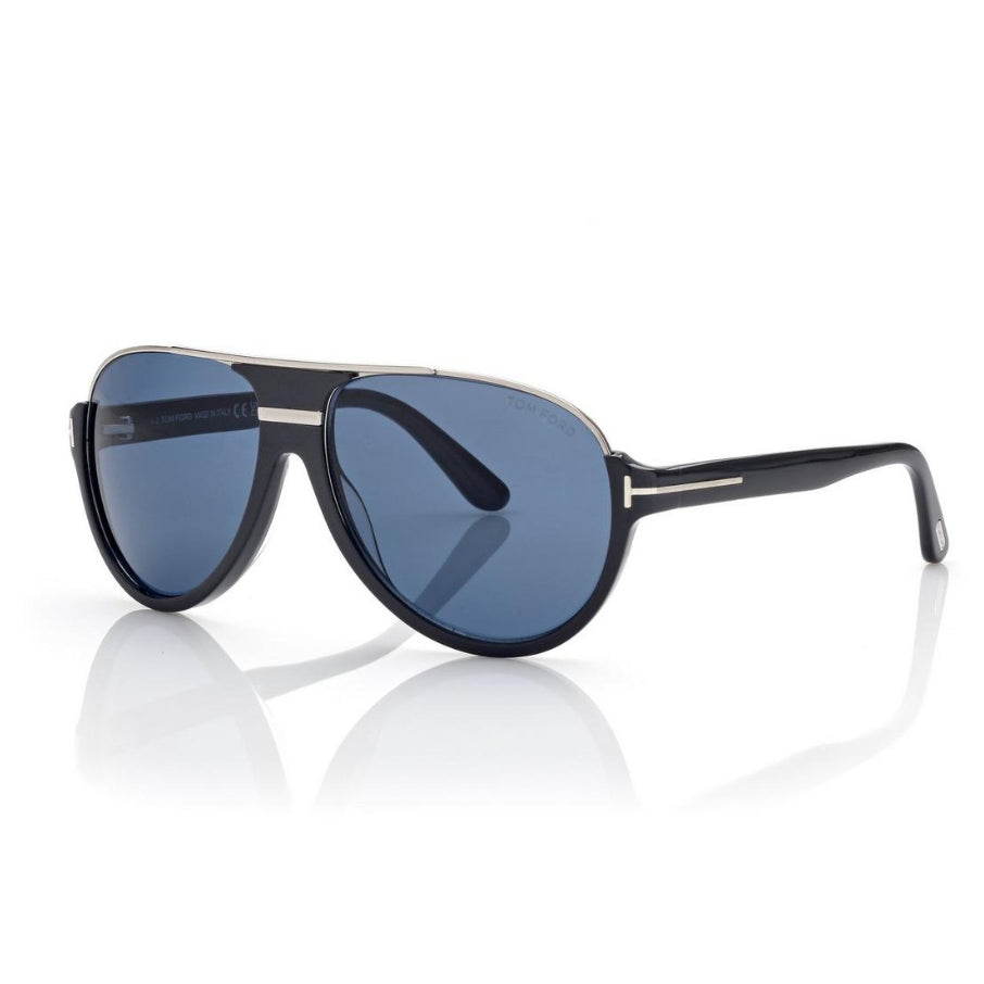 Tom Ford Women Aviator Frame Carbon Black Sunglasses