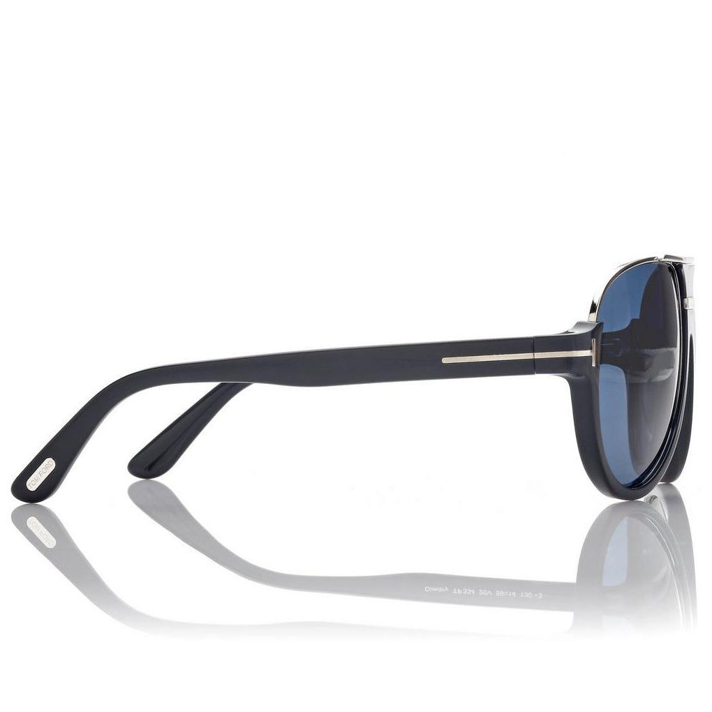Tom Ford Men Mask Frame Grey Sunglasses
