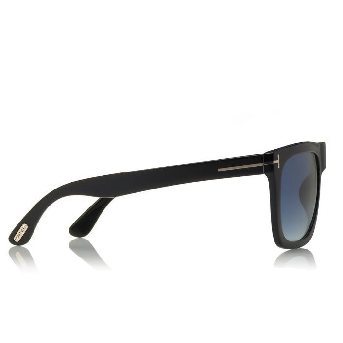 Tom Ford Women Square Frame Phantom Black Sunglasses