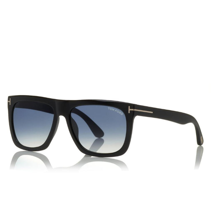 Tom Ford Women Square Frame Phantom Black Sunglasses