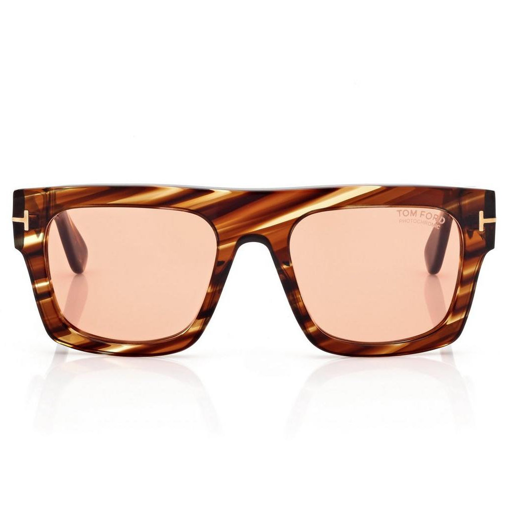Tom Ford Men Navigator Frame Blonde Havana Sunglasses