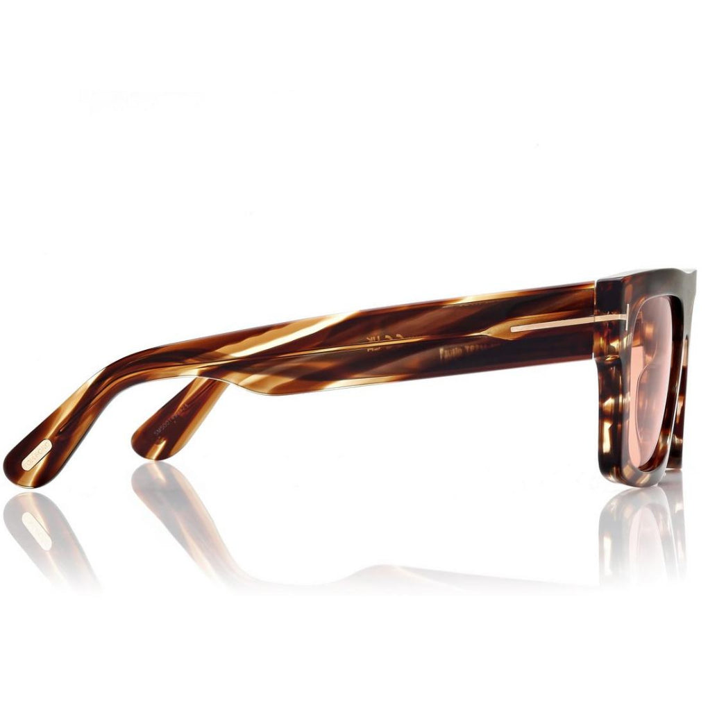 Tom Ford Men Navigator Frame Blonde Havana Sunglasses