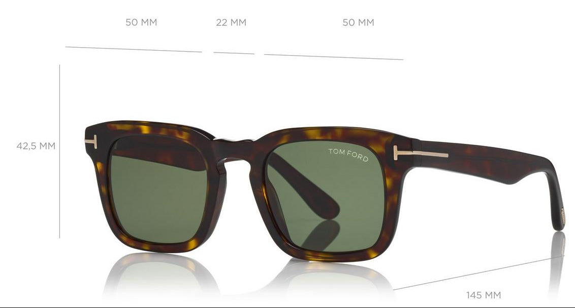 Tom Ford Men Cat Eye Frame Brown Sunglasses