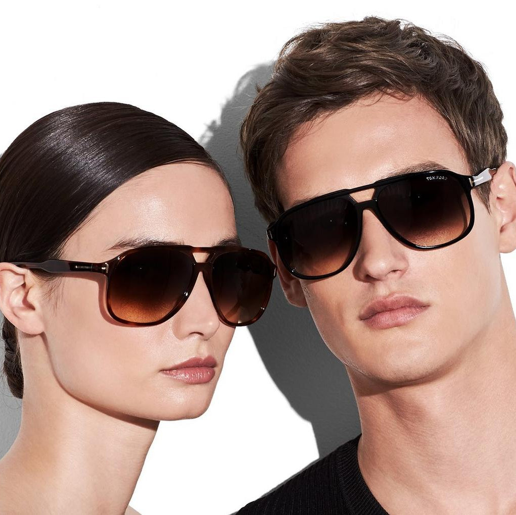 Tom Ford Women Navigator Frame Matte Black Sunglasses