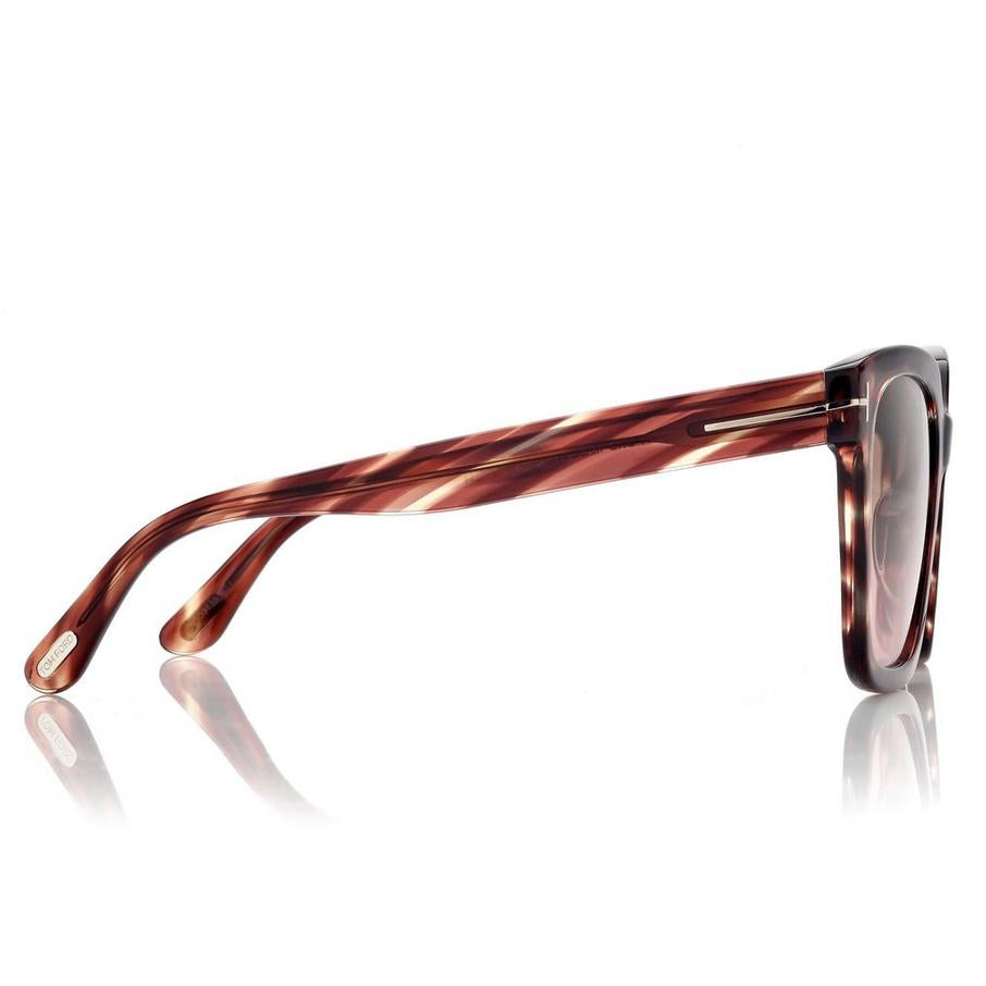 Tom Ford Women Square Frame Brown Sunglasses