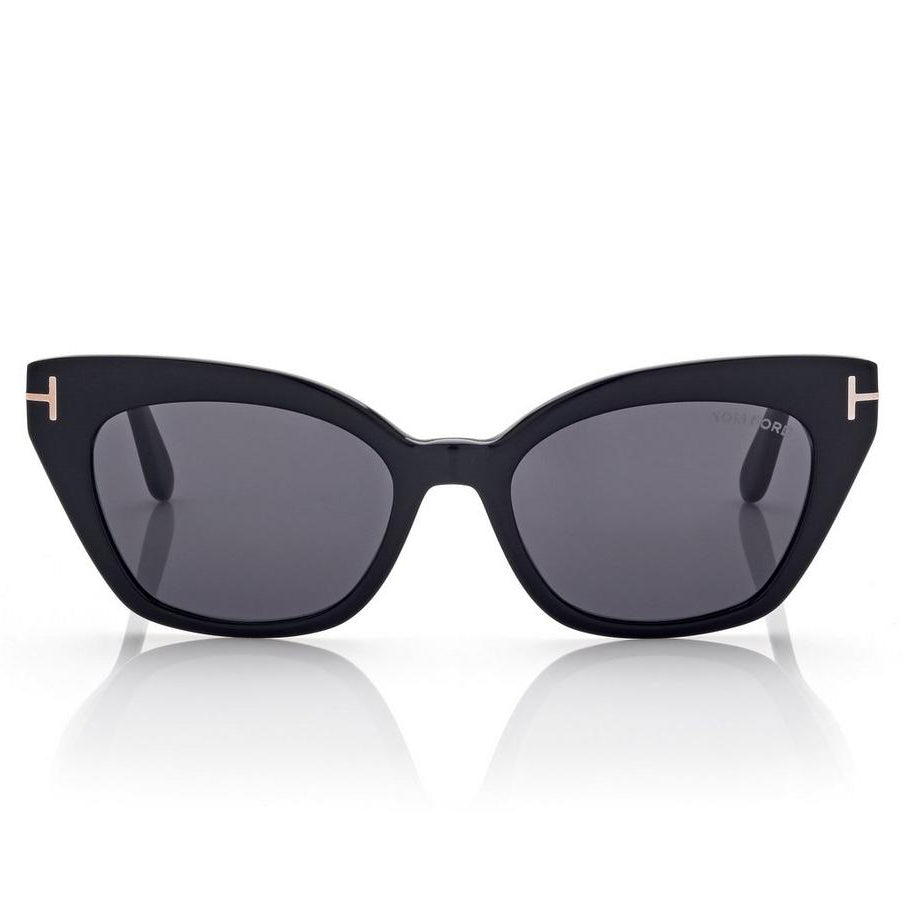 Tom Ford Women Cat-Eye Frame Black Sunglasses