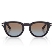 Tom Ford Men Round Sqaure Frame Brown Horn Sunglasse