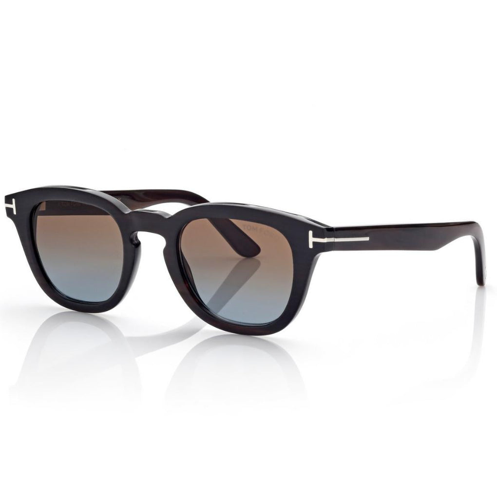 Tom Ford Men Sqaure Frame Brown Horn Sunglasse