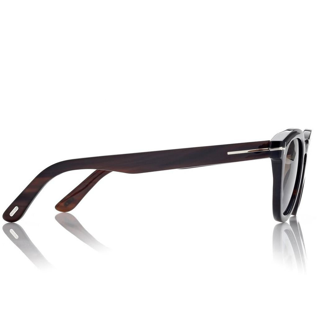 Tom Ford Men Sqaure Frame Brown Horn Sunglasse
