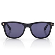 Tom Ford Women Rectangle Frame Black Horn Sunglasses