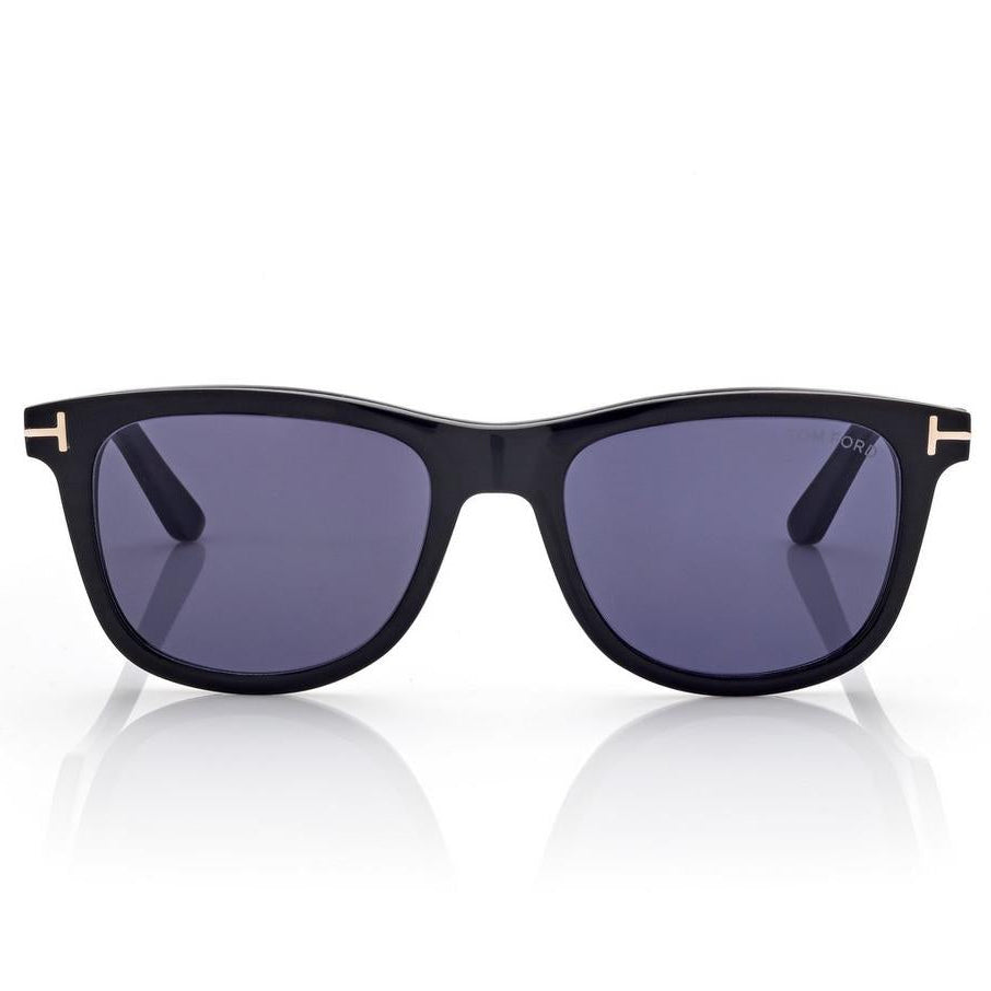Tom Ford Women Rectangle Frame Black Horn Sunglasses