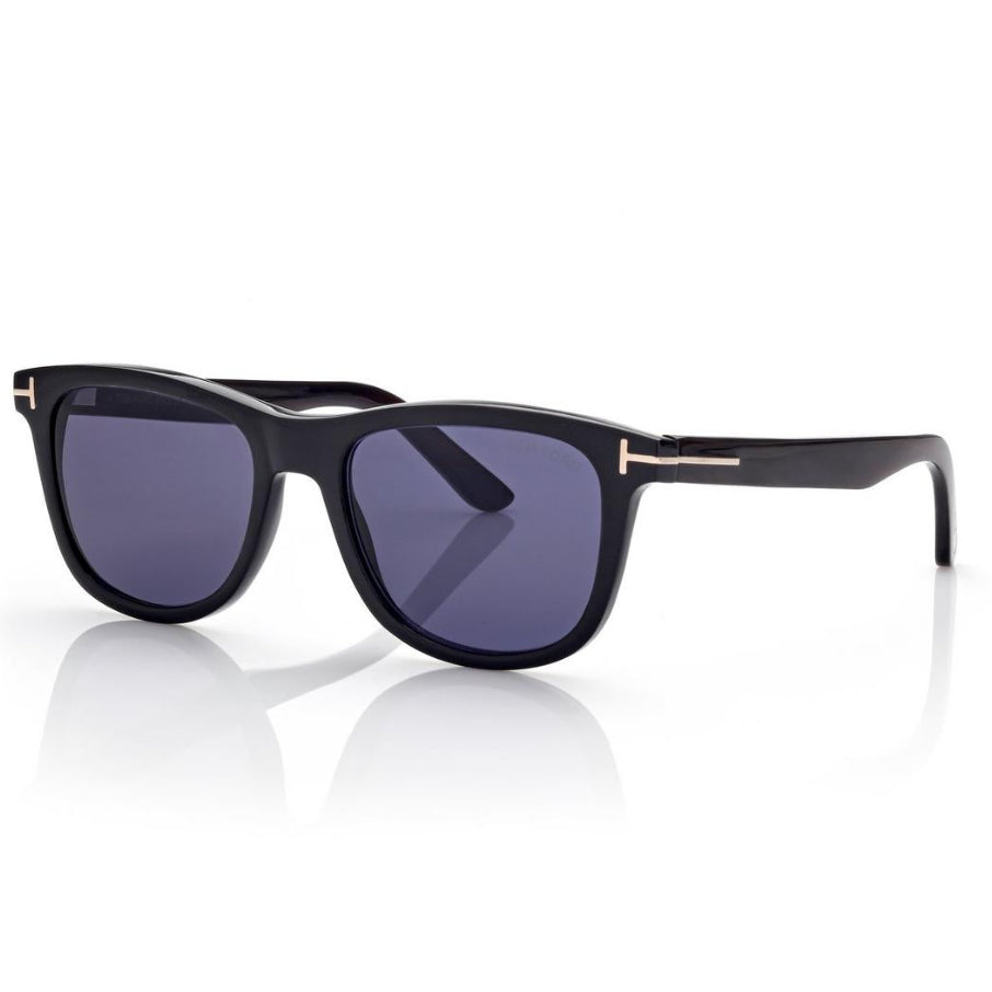 Tom Ford Women Rectangle Frame Black Horn Sunglasses
