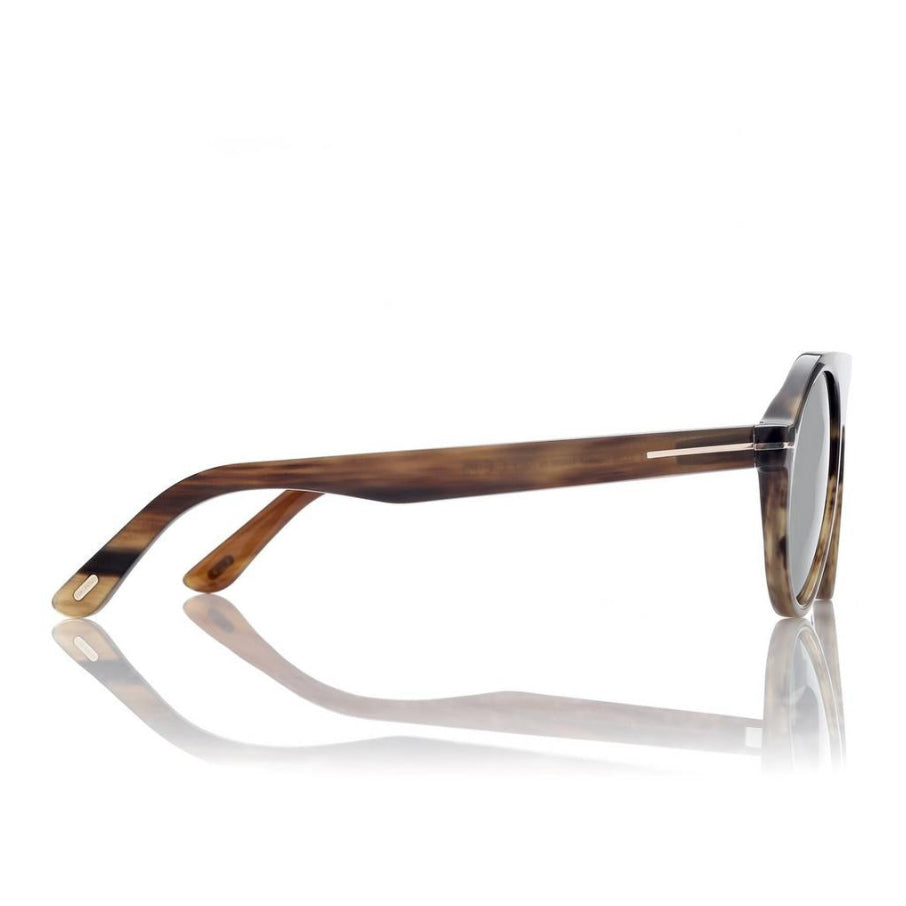 Tom Ford Women Pilot Frame Brown Horn Sunglasses