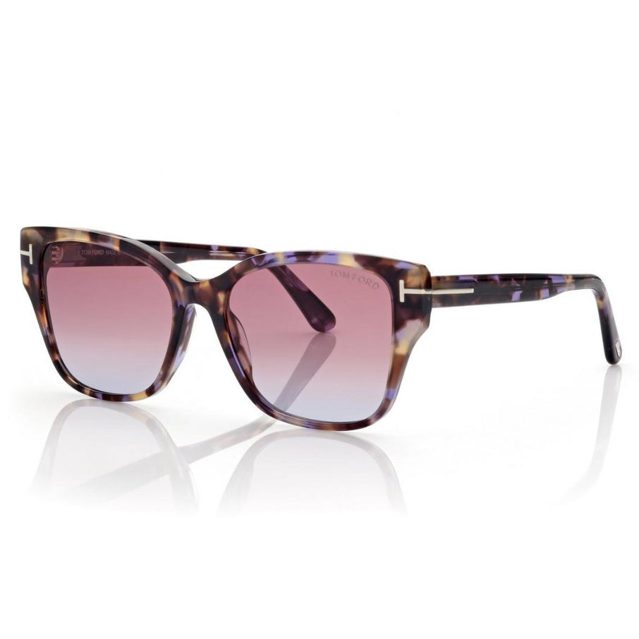 Tom Ford Women Cat Eye Frame Havana Sunglasses