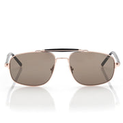 Tom Ford Men Pilot Frame Shiny Rose Gold Sunglasses