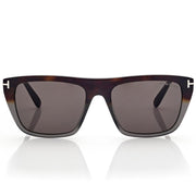 Tom Ford Women Rectangular Frame Coloured Havana Sunglasses