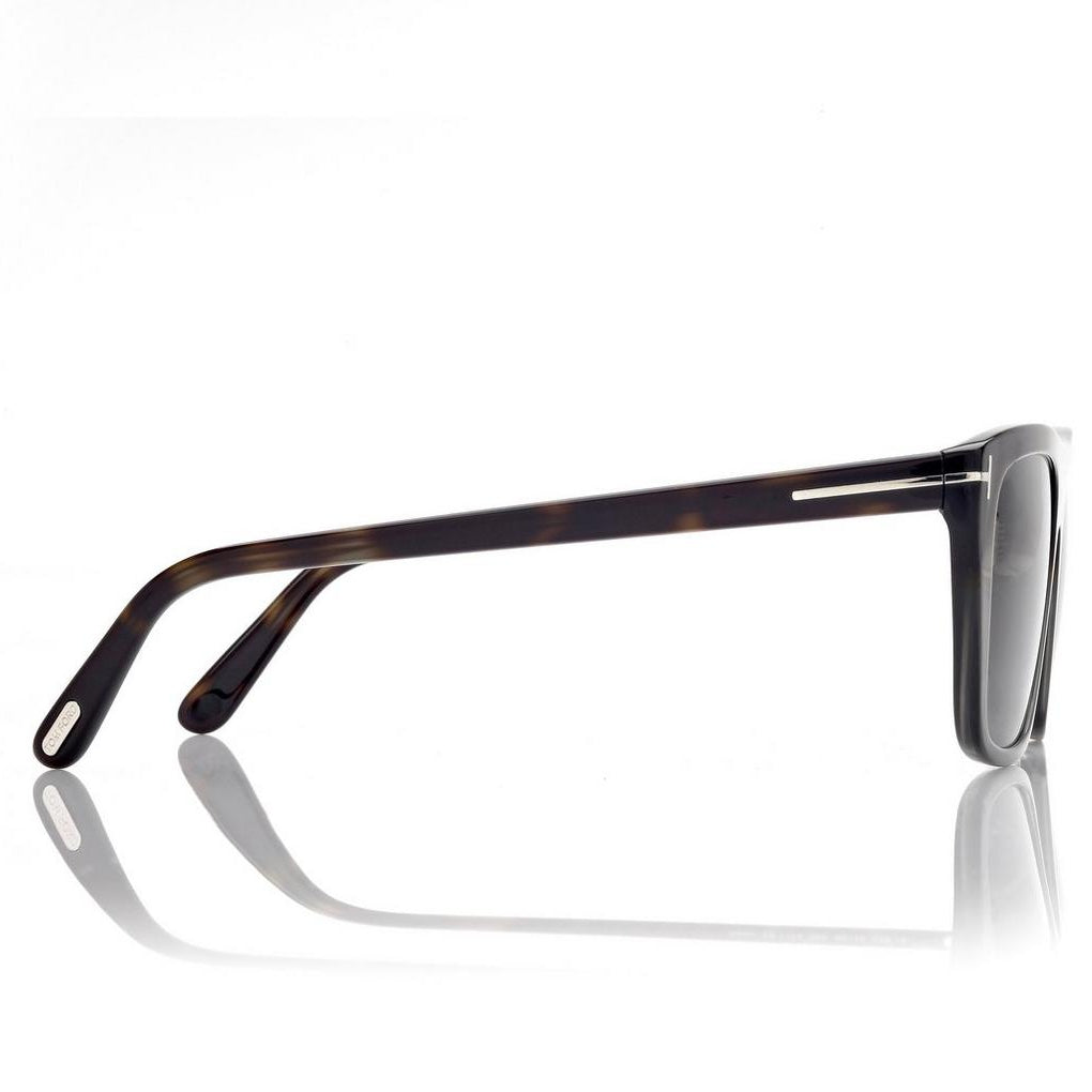 Tom Ford Women Rectangular Frame Coloured Havana Sunglasses