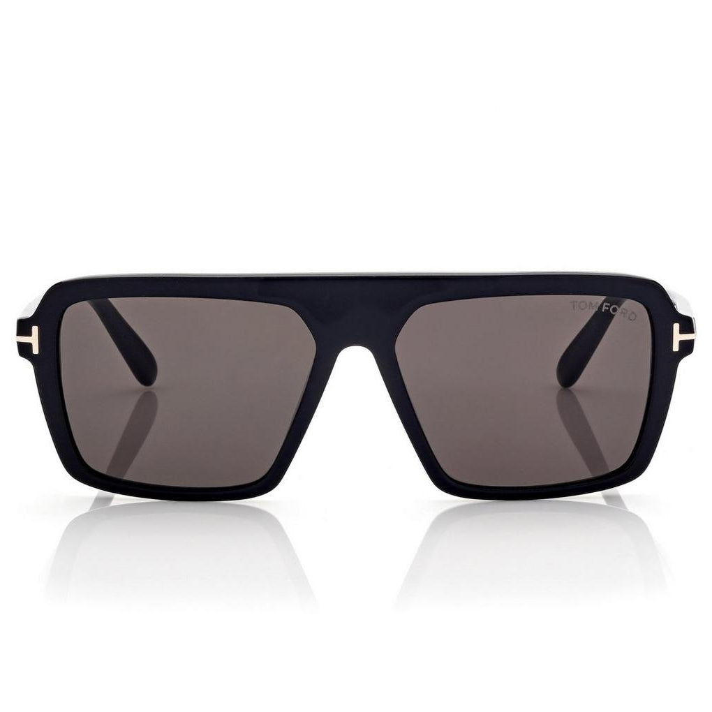 Tom Ford Men Pilot Frame Natural Black Sunglasses
