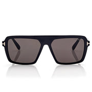 Tom Ford Men Pilot Frame Natural Black Sunglasses