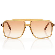 Tom Ford Women Navigator Frame Yellow Sunglasses